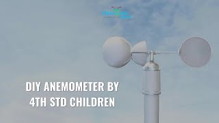 DIY Anemometer by 4th std children