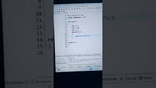 Multiplication Table Using WHILE LOOP#coding #shorts