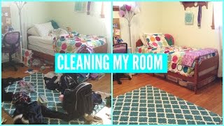 CLEANING MY ROOM FOR 2016!!