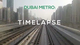 Dubai Metro Timelapse || Dubai City under 2 min.