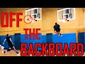 UNDER BOTH LEGS OFF THE BACKBOARD DUNK!!!