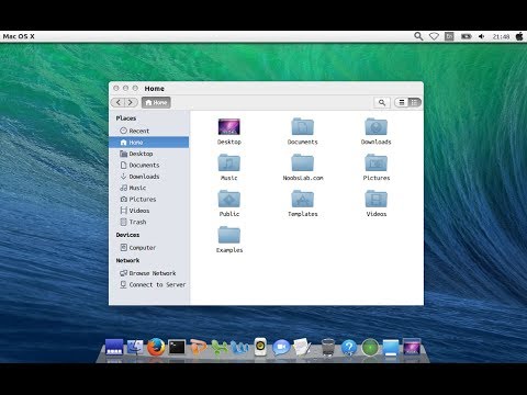 Mac OS X pacote de Transformação para Ubuntu 14.04 Trusty Tahr