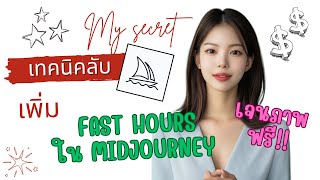 Ep.2 เทคนิคลับเพิ่ม Fast Hours ฟรี!! ใน MidJourney ที่หลายคนยังไม่รู้ @mommykidzone