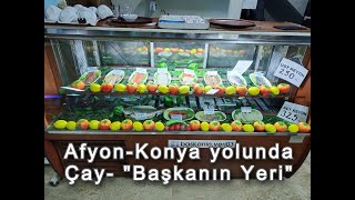 Afyon Çay ilçesinde Başkanın yerinde balık ziyafeti..