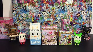 Tokidoki Surprise Toys Blind Box Opening: Moofia, Hello Kitty, Donutella, Cactus Kitties, Unicorno