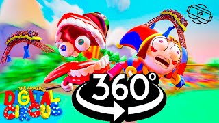 360° Amazing Digital Circus Pomni Music Ride in VR🎶
