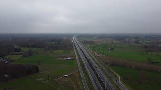 Belgium highway E34 to Antwerp 2021