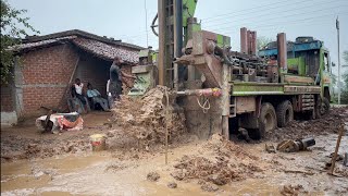 Borewell Drilling During Rainy Season And 3 HP Water Supply Arrived | The Future of Water Access