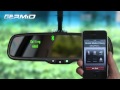 EK 043LAB Bluetooth rearview mirror monitor back up camera can support iphone HTC Samsung EK 043LAB Bluetooth rearview mirror monitor back up camera can support iphone HTC Samsung