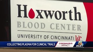 Hoxworth officials: COVID-19 convalescent plasma donations start Friday