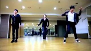 MISSION  - JYJ (Junsu -- Yoo Chun -- Jae Joong ) (Dance rehearsal)