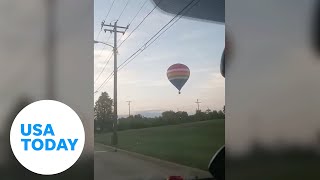 Wisconsin hot air balloon crash leaves three hospitalized | USA TODAY