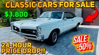 20 Magnificent Classic Cars Under $15,000 Available on Craigslist Marketplace! Unique Cheap Cars!