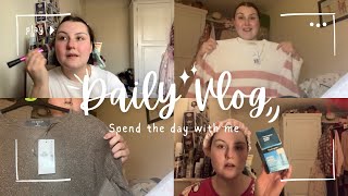 Daily Vlog // GRWM, Shopping Haul, and Nighttime Skincare ✨✨