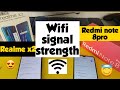 Redmi note 8pro vs realme x2 Wifi signal strength comparison review