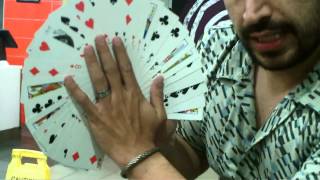 El Paso Magician Ariel Chavez Does A Fan Of Cards At McDonald's