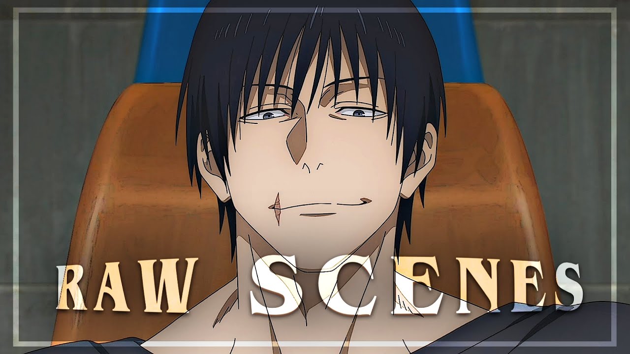Toji Fushiguro Raw Scenes Jujutsu Kaisen S2ep2 Youtube