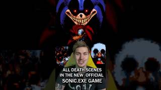NEW OFFICIAL SONIC.EXE GAME - ALL DEATH SCENES 💀 #shorts #sonicexe #exe #sonic #tails #knuckles