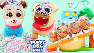 Disney Jr Puppy Dog Pals Rolly and Keia Morning Routine Before Opening Surprise Toys!