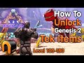 ARK Genesis 2 How To UNLOCK LEVELS To Use TEK Equipment! (Unlock Lvl 105 - 120) #ARK