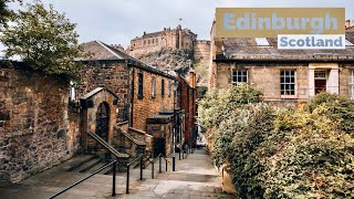 Edinburgh, Scotland | The Most Beautiful City In The World | Walking Tour 4K HDR 60fps
