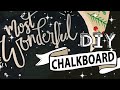 Christmas Chalkboard  |  DIY Home Decor Ideas