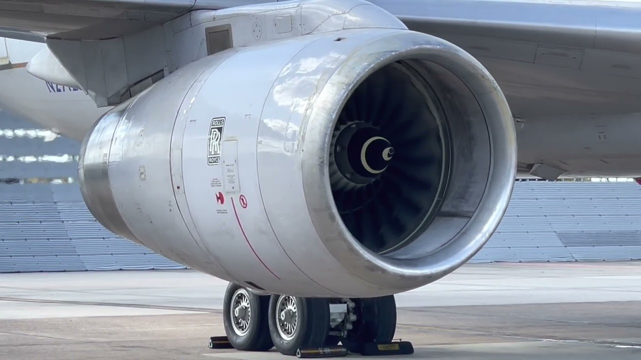 Boeing 757-200 Rolls Royce RB211 All Engine Runs Full Power, Idle Runs ...