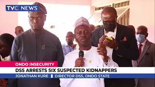 (WATCH) DSS Arrests Six Suspected Kidnappers