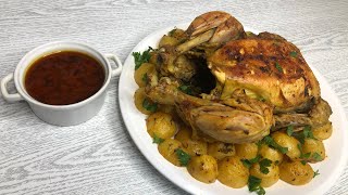 جربوا ألذ دجاجة محمرة في الفرن بالبطاطا ستبهر ضيوفك لا تفوتوها 🍗🍽️#دجاج#مجمر#وصفات-شهية#طبخ#جزائري🇩🇿