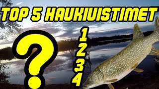 TOP 5 HAUKIUISTIMET