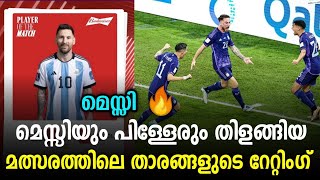 പോളണ്ടിനെ തകർത്ത അർജന്റീന താരങ്ങളുടെ റേറ്റിംഗ് | Argentina vs Poland | Argentina Football News