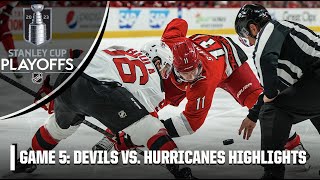 New Jersey Devils vs. Carolina Hurricanes | Full Game Highlights