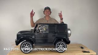 Mercedes Benz G63 Ride On Kid Car Assembly Video - R\u0026G Toys Power Wheels