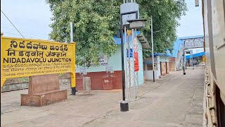 NIDADAVOLU JUNCTION RAILWAY STATION ON BOARD SKIPPING VSKP-KOLLAM SPL EXPRESS TRAIN