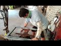 how to make tubular butterfly steel window