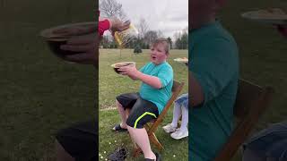 EXTREME 😱Syrup Pour CHallENge!!!🧇😋#shorts #familyfun #food