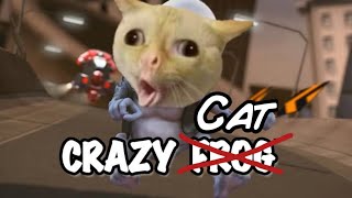 I put Cats to Crazy Frog (Axel F)