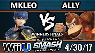 DHA 2017 SSB4 - Fox MVG | MKLeo (Marth) Vs. C9 | Ally (Mario, Donkey Kong) Smash 4 WF - Wii U