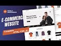Build a Complete E-Commerce Website using HTML CSS and JavaScript Step By Step
