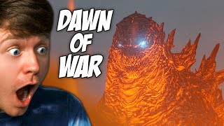 Reacting to GODZILLA DAWN OF WAR! (Godzilla vs Ultraman)