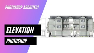 Rendering an architectural ELEVATION