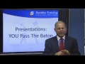 Two Minute Drill:  Presentations - YOU Pass the Baton