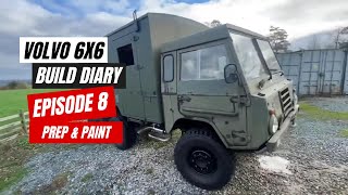 Volvo TGB 6x6 C304 1314 - Build Diary - Part 8 - Interior continues and endless paint prep