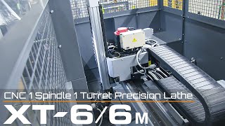 [XT-6/XT-6M] 6 inches CNC Lathe With Loader ＆ Station Stocker/