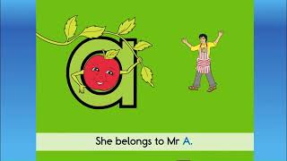 Letterland Alphabet Phonics Songs/Annie Apple Song
