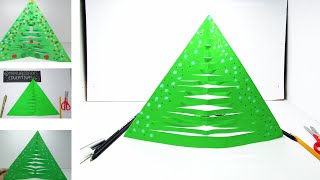 Arbol navideño de papel | arbol de papel | Origami Christmas Tree paper #arboldenavidad  #crafts