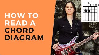 How To Read A Guitar Chord Diagram Tutorial