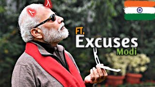 Excuses FT. MODI|😈 Excuses Edit|🔥AP Dhillon|✨ Gurinder Gill|💥#trending #excuses #modi