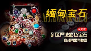 寶石，翡翠（缅甸抹谷宝石）直播：深入缅甸抹谷鸽血红宝石矿区市场捡漏8月2日，gem，Myanmar mogok， Ruby。