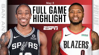San Antonio Spurs at Portland Trail Blazers | Full Game Highlights